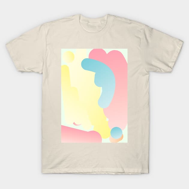 Bubble Clouds T-Shirt by DankFutura